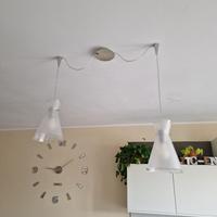 lampadario a sospensione doppio