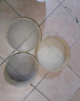 set da 3 setacci  vintage di diverse misure 