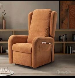 Poltrona relax 0 gravity con alza persona elett