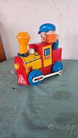 TRENINO LOCOMOTIVA VINTAGE GIOCATTOLO MADE IN JAPA