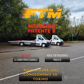 Noleggio Carro Attrezzi Pat B - CONSEGNA A TORINO