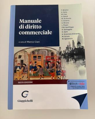 Manuale Diritto Commerciale CIAN sesta edizione