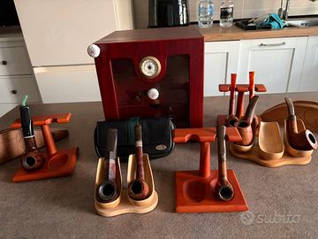 Humidor  + pipe + portapipe