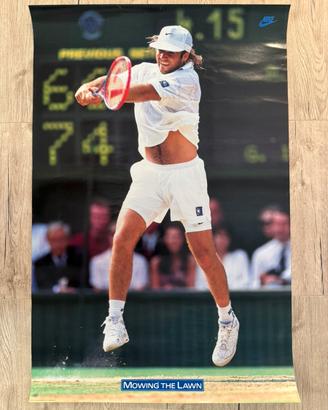 Poster Nike “Mowing the lawn” Agassi