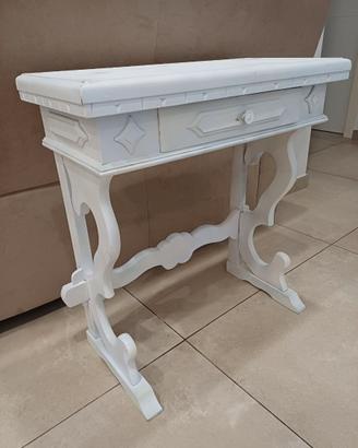 Tavolino in legno stile shabby chic /provenzale