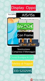 Sostituzione Display Oppo A15s