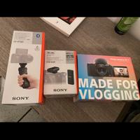 SONY VIDEOCAMERA 4K ZV-1 + GRIP BLUETOOTH + MICRO