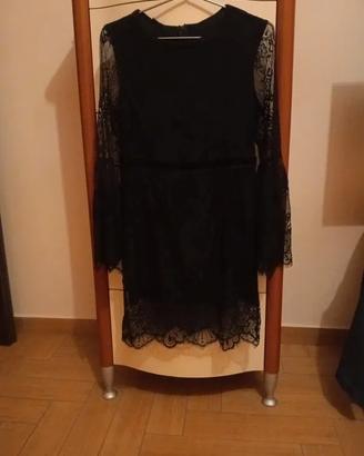 vestito corto nero marca Fruscio taglia S