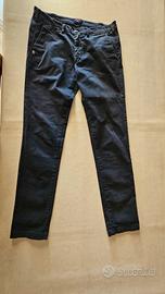 Pantalone 40Weft uomo cotone colore blu notte