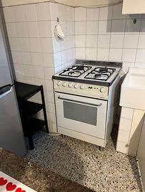 Cucina a gas LOFRA 4 fuochi con forno