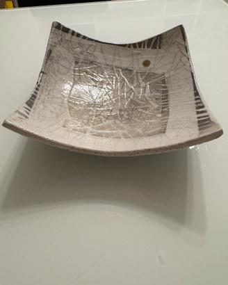 Svuotatase Piatto in Ceramica Artistica Raku