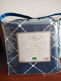 Coperta micropile effetto cachemire