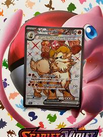 Carta pokemon arcanine ex teracristal