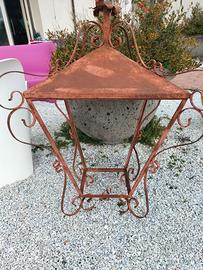 Grande Antica Lanterna da Giardino cm 120 x 85