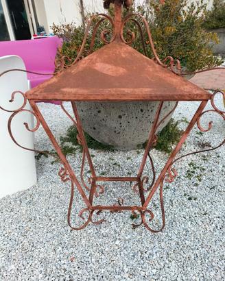 Grande Antica Lanterna da Giardino cm 120 x 85