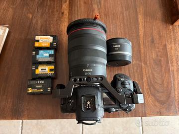 Set Canon R5 + ottiche/accessori (vedi descrizione