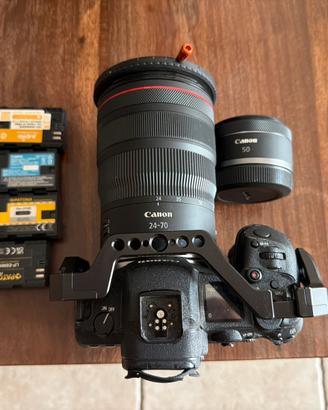 Set Canon R5 + ottiche/accessori (vedi descrizione
