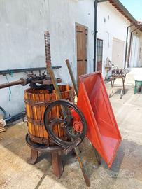 Torchio per Uva Manuale con Sgranatore - ⌀ 60 cm