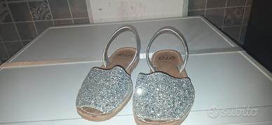 sandalo grigio bambina