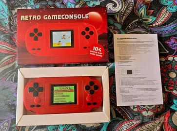 Console retrò portatile con 104 giochi 8 bit