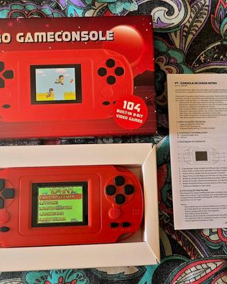 Console retrò portatile con 104 giochi 8 bit
