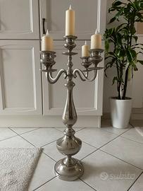 Candelabro colore argento