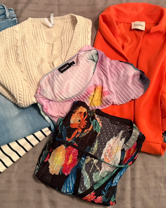 09 LOTTO PLEASE DIXIE DISEGUAL GUESS VESTITI JEANS