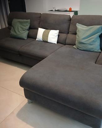 DIVANO LETTO ANGOLARE - ANTRACITE