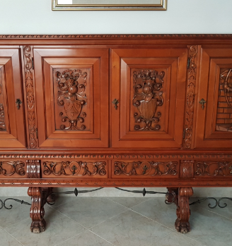 Sala completa stile rinascimento spagnolo XX° sec