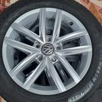 4 ruote cerchi in lega gomme complete golf da 16