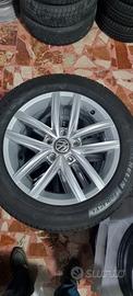 4 ruote cerchi in lega gomme complete golf da 16