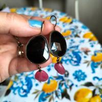 orecchini  pen in pietra 