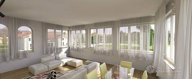 VILLA VICINI EST-SUD-OVEST 3 CAMERE PIANO PRIMO