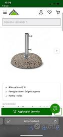 BASE OMBRELLONE CEMENTO