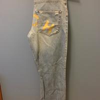 Richmond vintage jeans scritta oro
