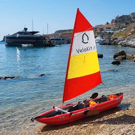 Velakit Raffica, kit vela per canoa kayak