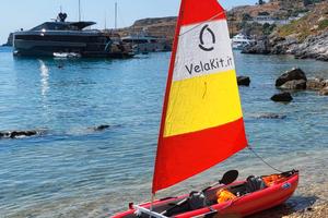 Velakit Raffica, kit vela per canoa kayak