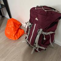 Set Trekking: Zaino 70L + Bastoncini + Posate
