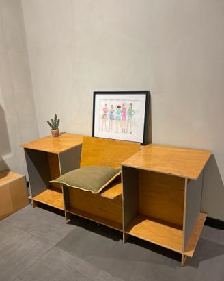 Seduta espositiva design