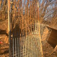 Anta in ferro di un cancello