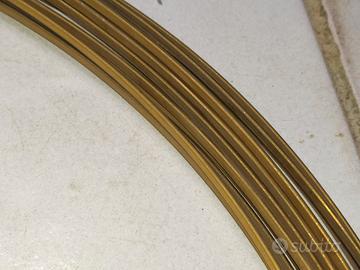 Ottone mezzotondo cotto 4x2 - 1 kg