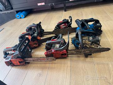 Motosega echo e altre in blocco