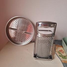 Set Grattugia acciaio inox 18 / 10 vaporiera