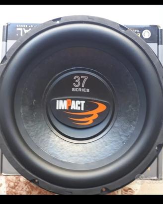 subwoofer impact 37 series,38 cm appena ribordato