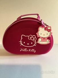 beauty case Hello Kitty rosa fucsia semi rigido, b