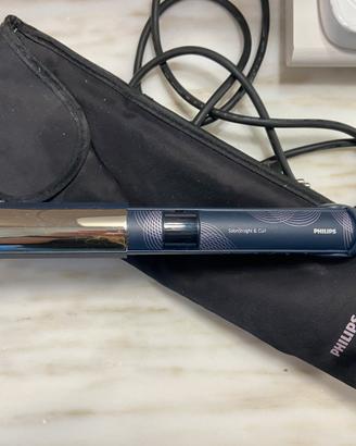 Piastra capelli Philips Straight&Curl + custodia