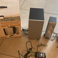 Altoparlanti mp3 - Grigio Ottime