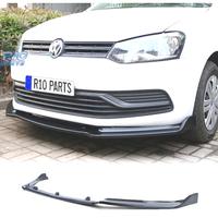 SPOILER LIP VOLKSWAGEN VW POLO 6C 14-17 NERO LUCID