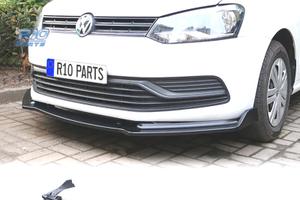 SPOILER LIP VOLKSWAGEN VW POLO 6C 14-17 NERO LUCID