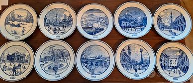 Piatti porcellana Veneta appendibili 10 pezzi 